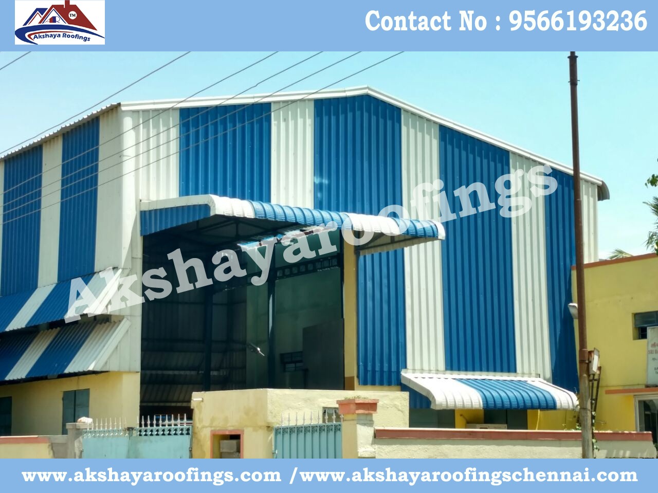 Commercial Roofing Shed Contractors Chennai