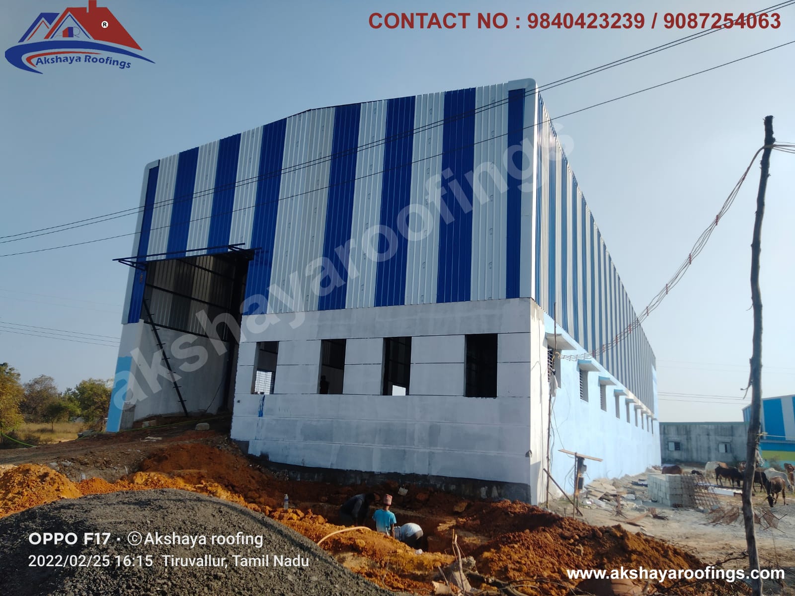 Metal Roofing Shed Contractors Chennai